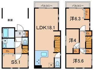 Kolet久地♯05の物件間取画像